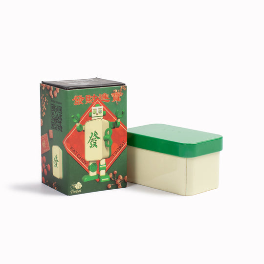 Each one has roots in nostalgic popular culture with 'Fat Choy' based on the lucky green dragon tile, in Mahjong - everyone's favourite!