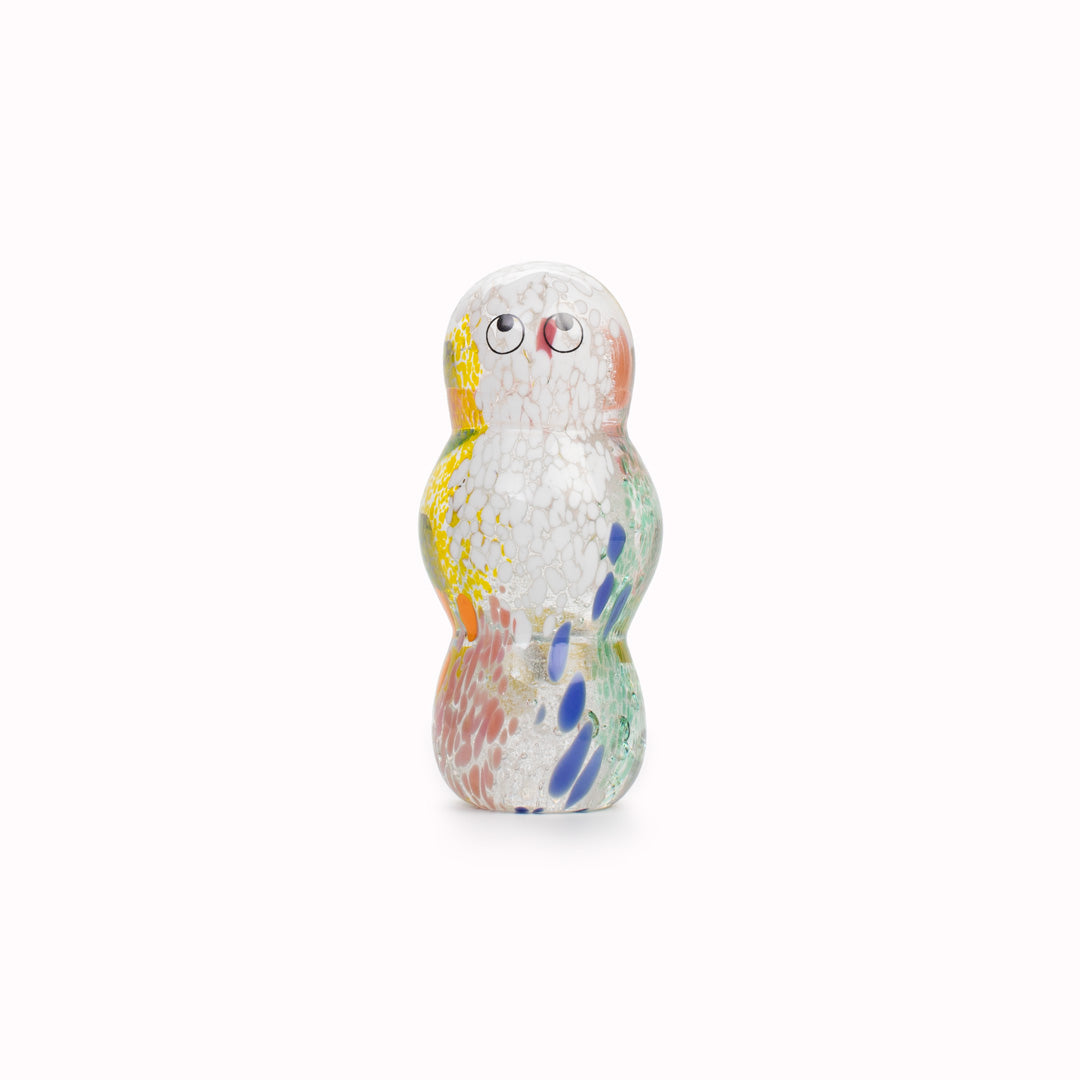 Meet the newest additions to the Studio Arhoj family of colourful characters - a personality laden decorative glass 'Crystal Blob' figurine! Think of these as cousins to Anders Arhoj's ceramic creations. Inspired by Japanese ceramics but with a Scandinavian twist.