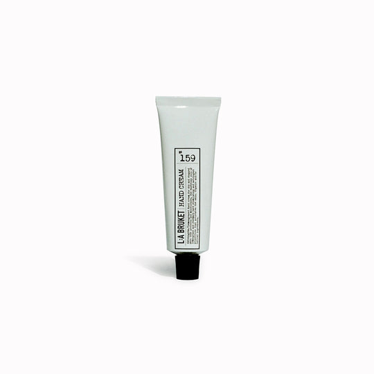The L:A Bruket 2025 First Frost Winter Gift Kit contains their bestselling self care duo: Lemongrass hand cream 30ml and Original Almond &amp; Coconut Lip Balm 14g