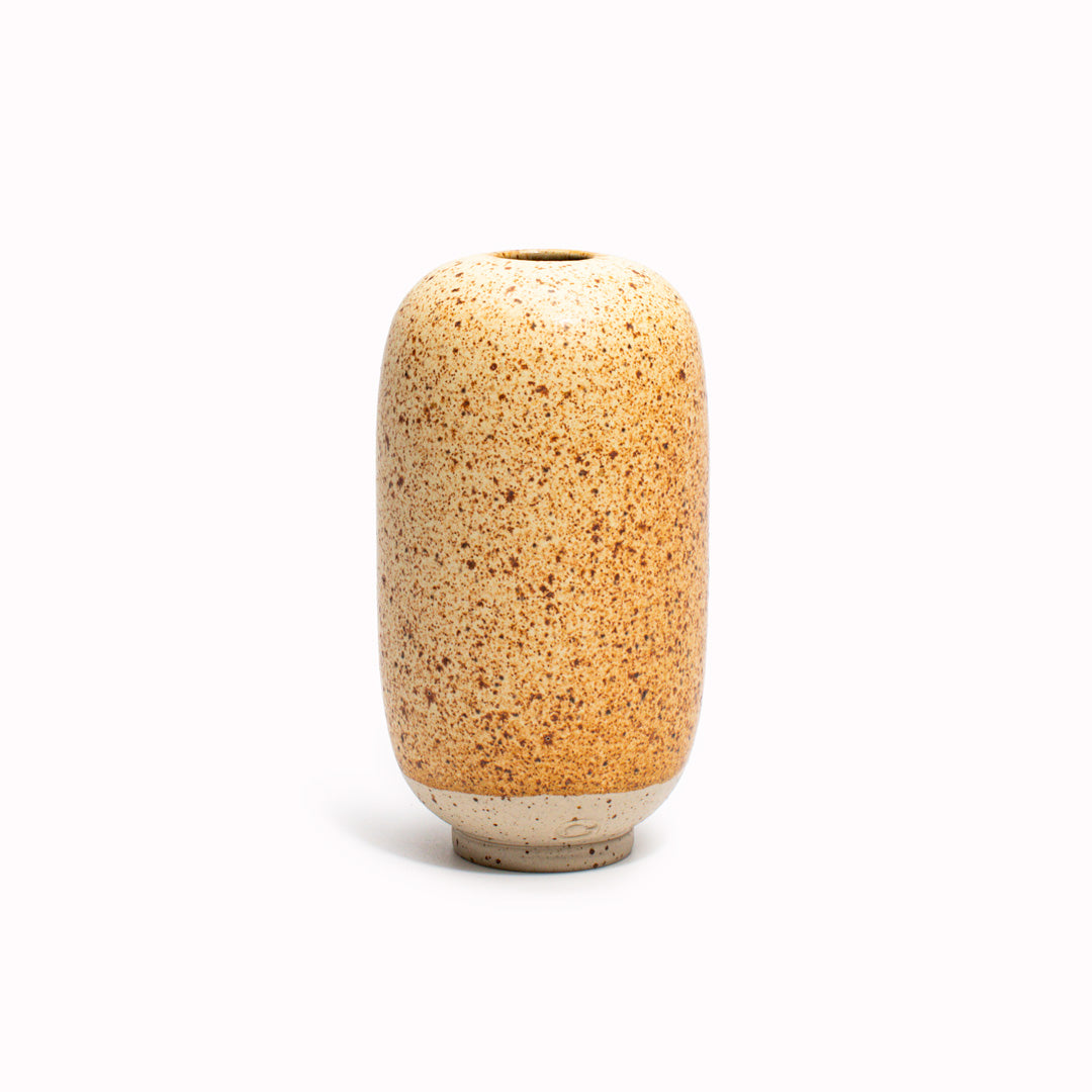 Yuki Mini Hand-thrown Vase | Flecked Sand