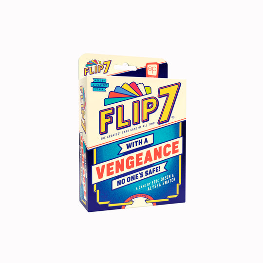 A standalone sequel to Flip 7, built around the same push-your-luck structure but with a sharper edge.