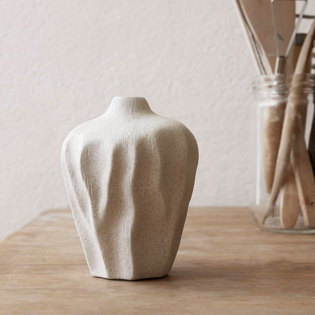 Flower Seed ceramic vase from Lindform - lifestyle, seen on table