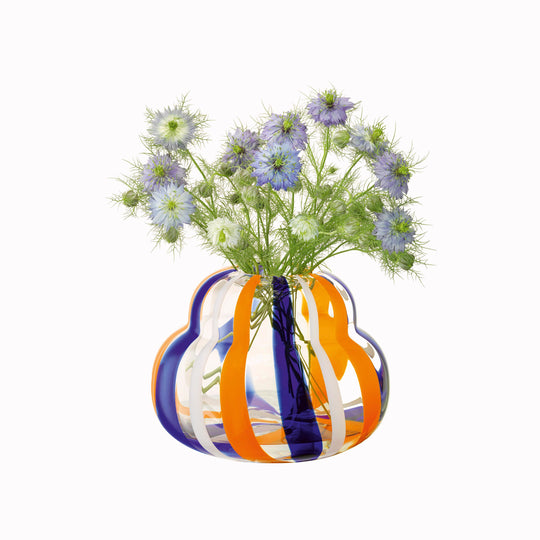 Hand Painted Colourful and Striking Decorative Glass Vase

Part of the LSA International Folk Collection