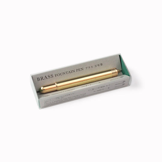 The untreated brass body will gradually develop a unique patina, picking up marks and tone from regular use.