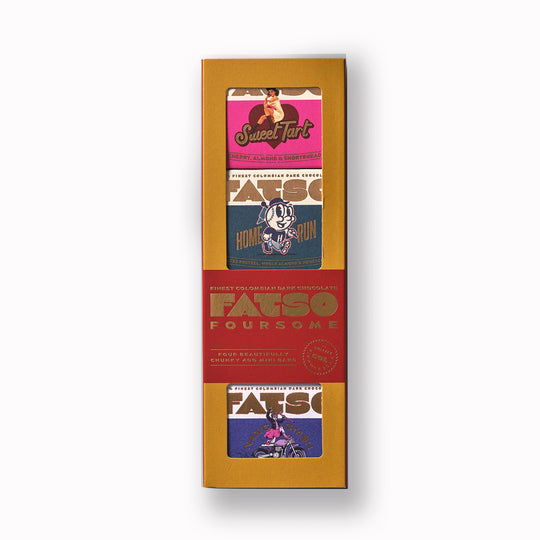 Sometimes you just can decide which amazing chocolate bar to go for so why not try more than one with Fatso's cute little taster boxes.