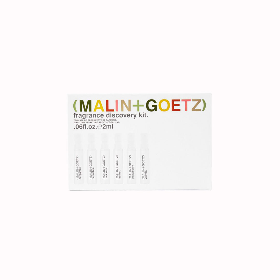 Why try one Malin+Goetz fragrance, when you can try all six? This Fragrance Discovery Kit is a boxed set of six modern + dynamic signature scents in miniature size.