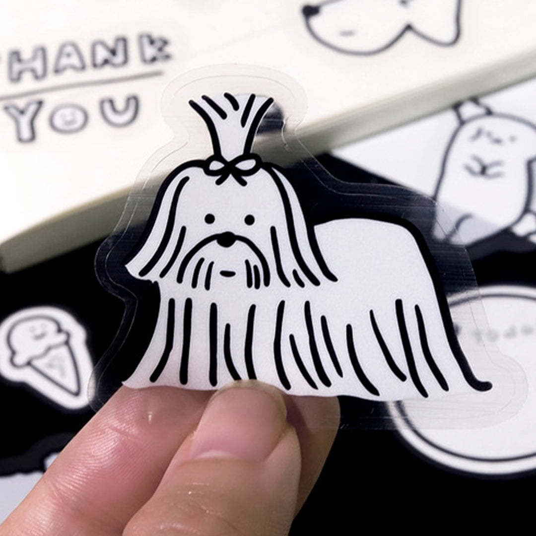 From Japanese stationery BGM Inc, the Friends themed die cut decorative stickers add a little character to organising your social plans. The pack contains 45 'friends' themed stickers for journalling, scrapbooking etc. Compact, charming and easy to use.