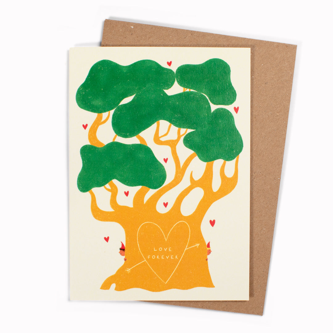A bright and fun illustrated Greeting Card by Little Black Cat Illustrated Goods, suitable as a Mother's Day card.