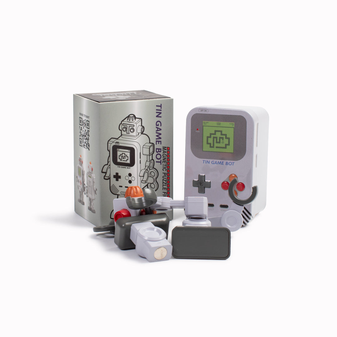 Each one is themed with Game Bot based on a retro handheld gaming console.