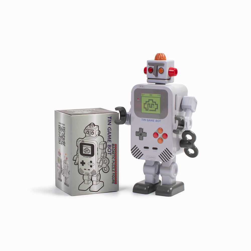 Each one is themed with Game Bot based on a retro handheld gaming console.