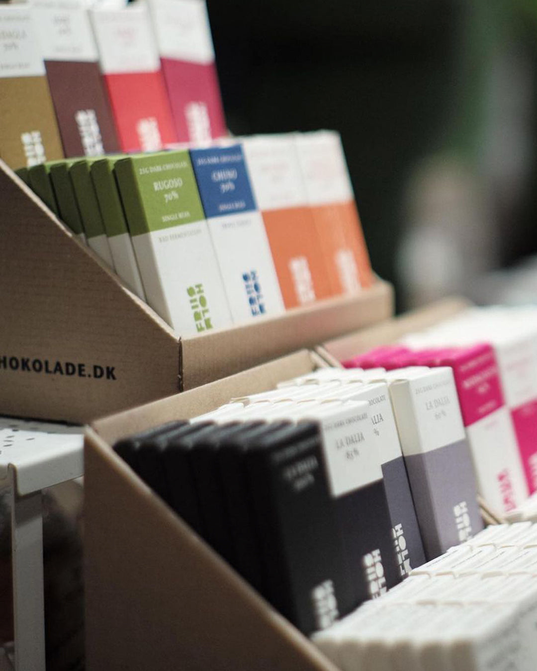 Friis-Holm Chokolade is a Danish bean-to-bar chocolate maker known for producing small-batch chocolate with a strong focus on cacao genetics, sourcing transparency, and flavour precision.