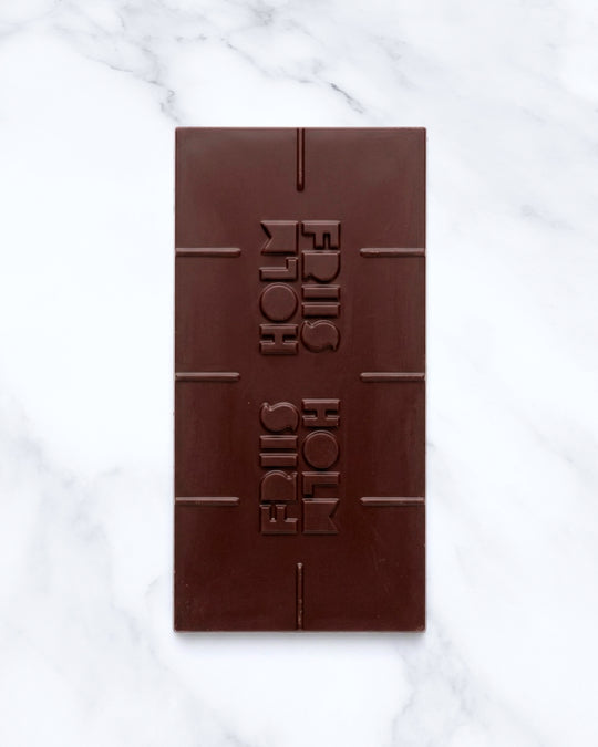 Friis-Holm Chokolade is a Danish bean-to-bar chocolate maker known for producing small-batch chocolate with a strong focus on cacao genetics, sourcing transparency, and flavour precision.