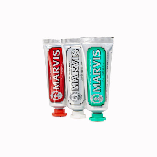 Presented in a sleek, collectible box, the set captures Marvis’s signature mix of style, performance and imagination – making daily oral care a pleasure anywhere in the world.