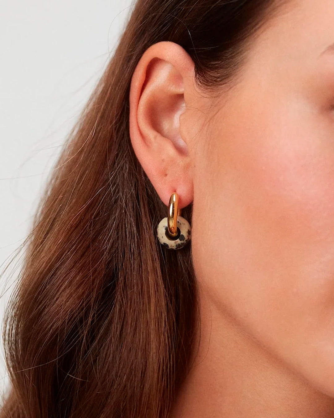 The Glazed Donut earrings with Dalmation detailing are an easily wearable addition to your Anni Lu jewellery collection