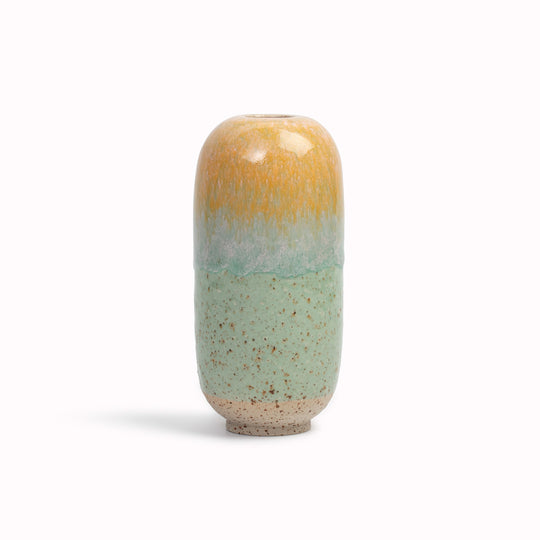 Yuki Mini Hand-thrown Vase | Golden Hour