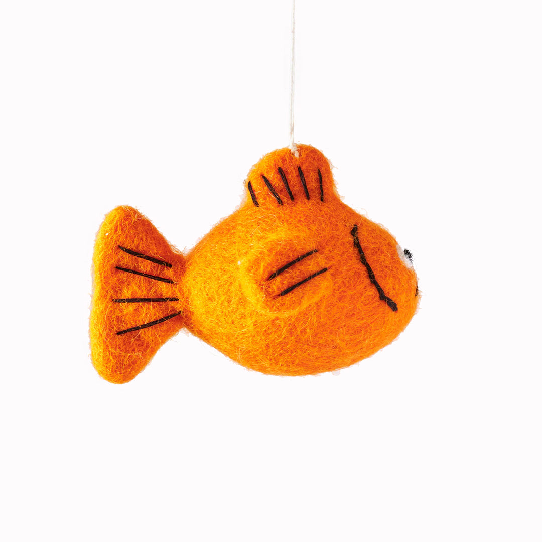 Goldfish | Felted Christmas Tree Decoration