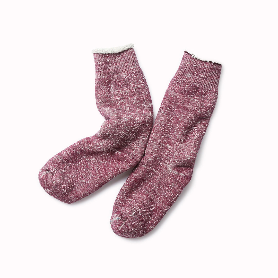 Double Face Crew Socks | Grape