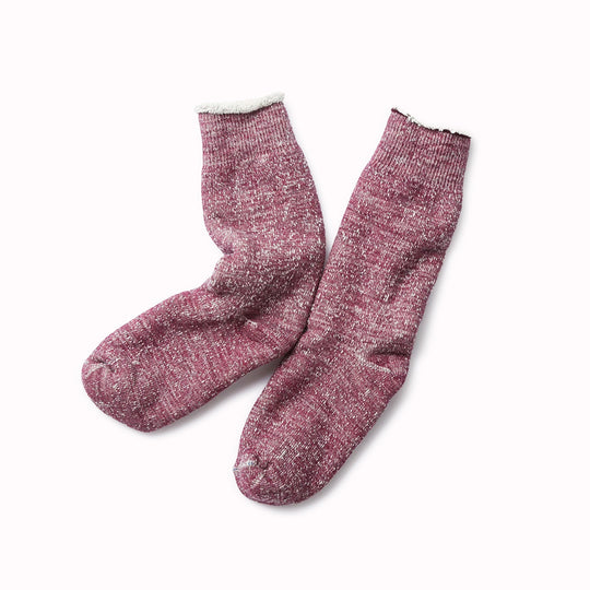 Double Face Crew Socks | Grape