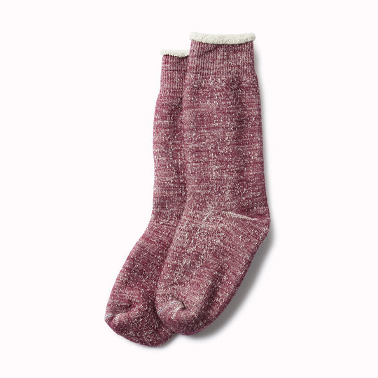 Double Face Crew Socks | Grape