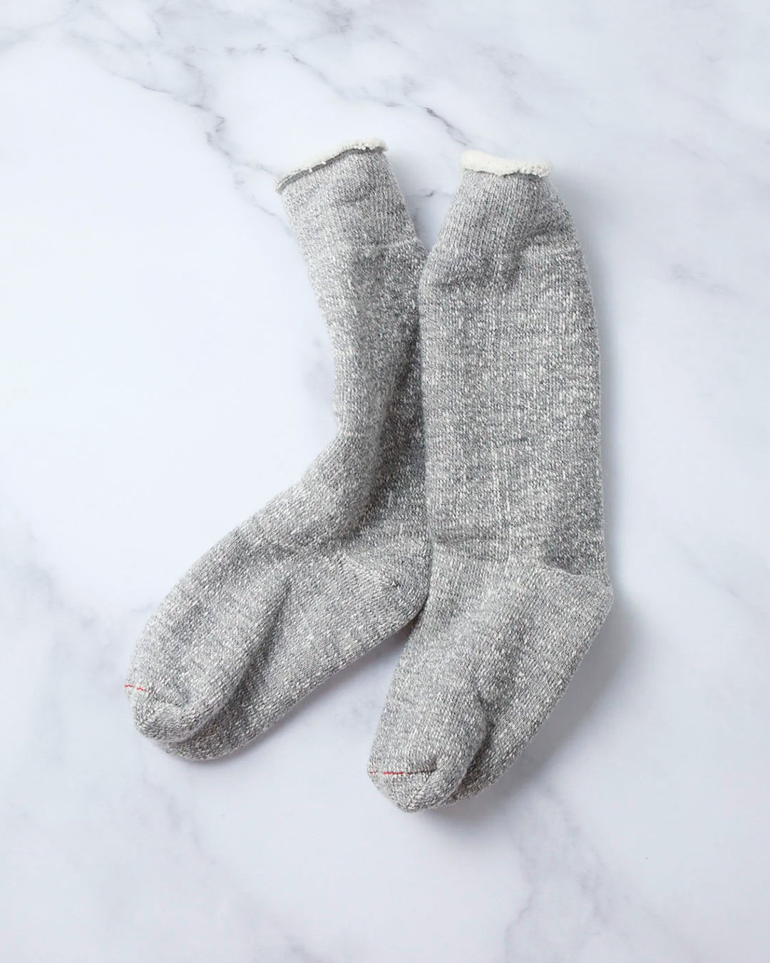 Double Face Crew Socks | Gray