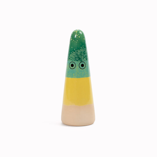 Ghost | Ceramic Figurine | Green Hues