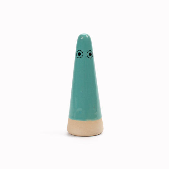 Ghost | Ceramic Figurine | Green Hues