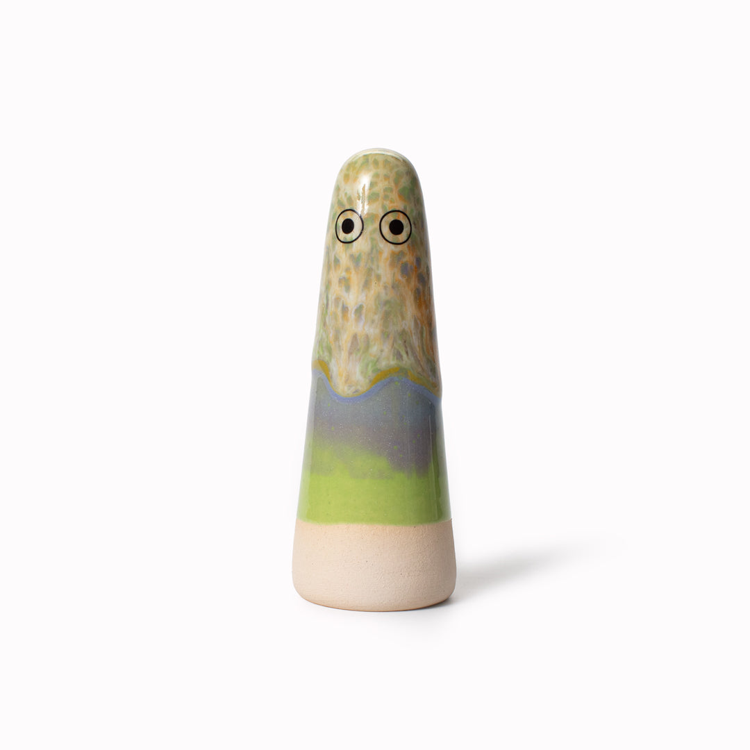 Ghost | Ceramic Figurine | Green Hues