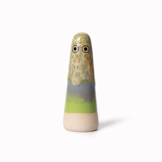 Ghost | Ceramic Figurine | Green Hues