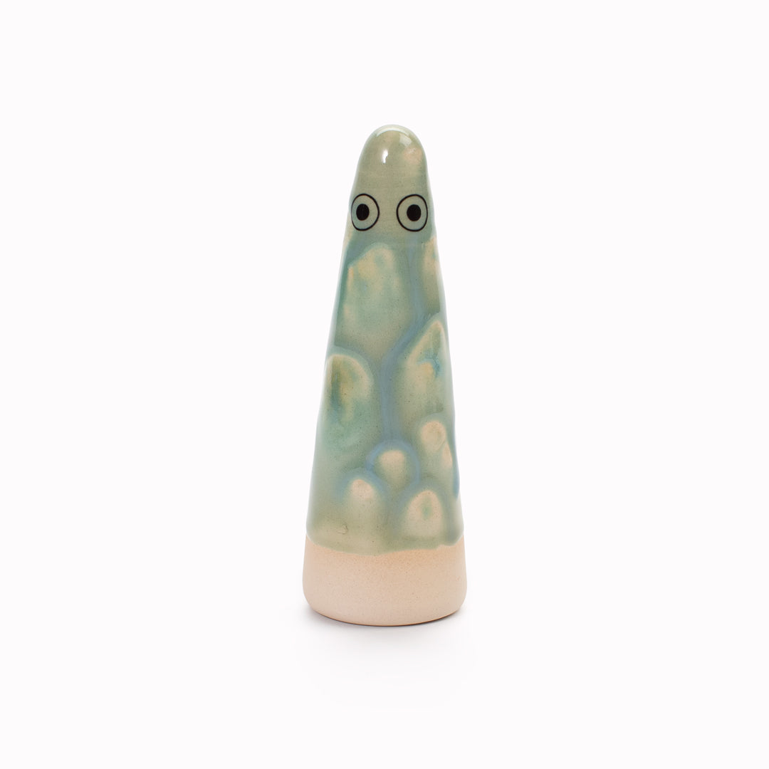 Meet the iconic hand glazed, ceramic Ghost - a personality laden decorative object from Studio Arhoj!