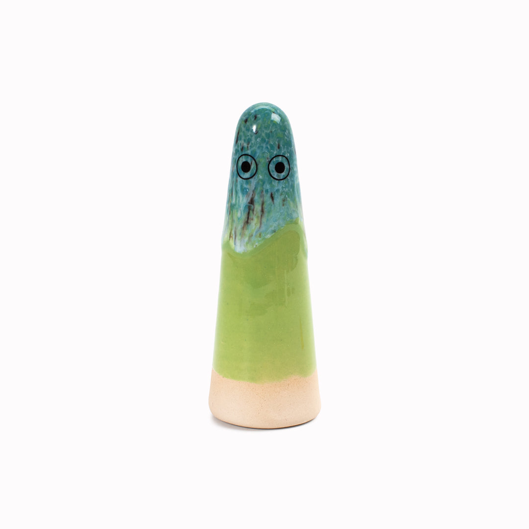 Ghost | Ceramic Figurine | Green Hues