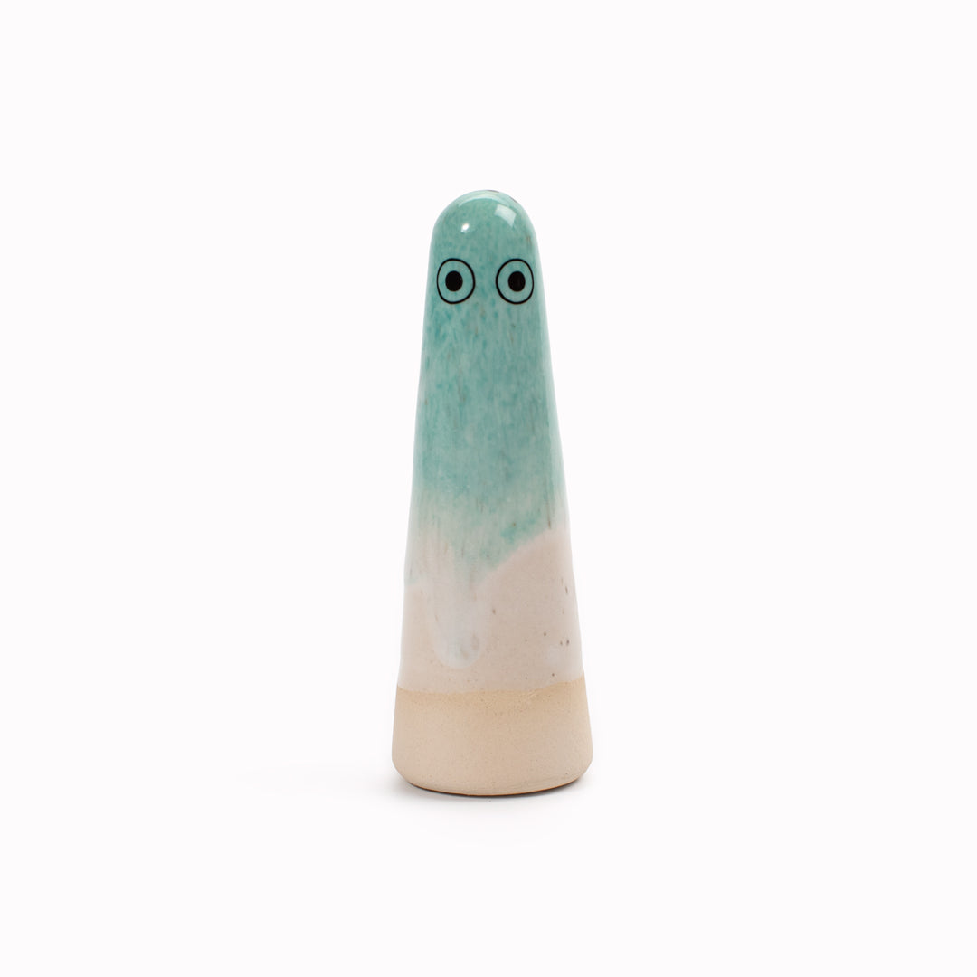 Ghost | Ceramic Figurine | Green Hues