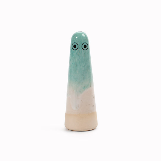 Ghost | Ceramic Figurine | Green Hues