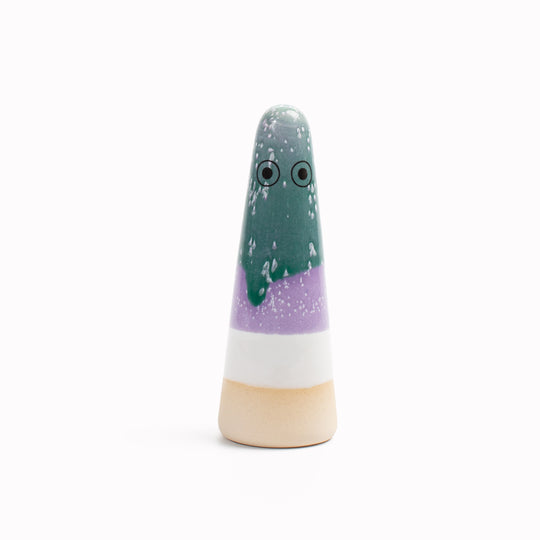 Ghost | Ceramic Figurine | Green Hues