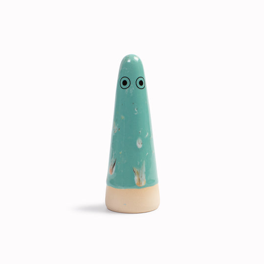 Meet the iconic hand glazed, ceramic Ghost - a personality laden decorative object from Studio Arhoj Like much of Anders Arhoj's creations, these are inspired by Japanese ceramics but with a Scandinavian twist