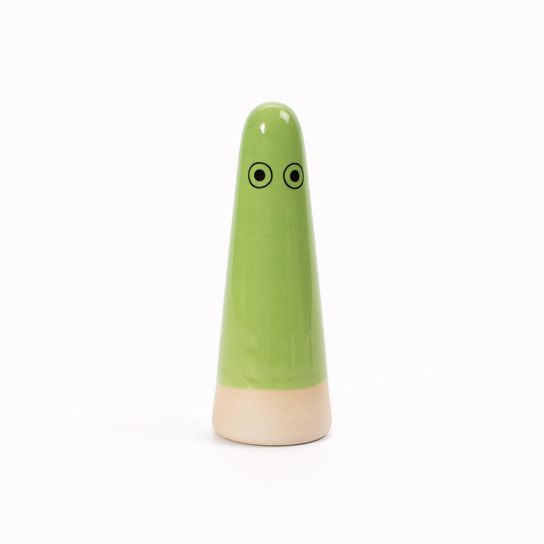 Ghost | Ceramic Figurine | Green Hues