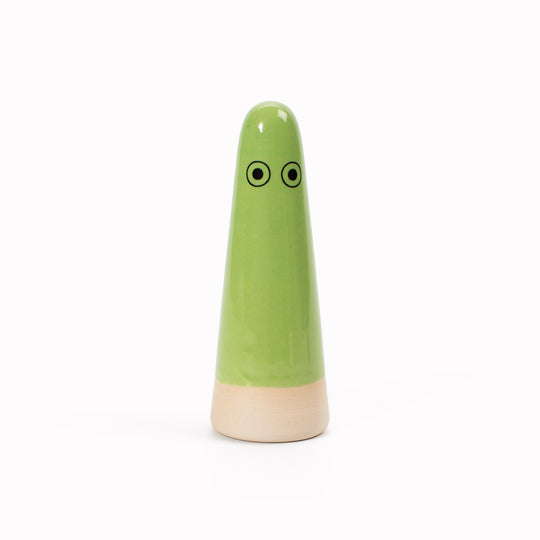 Ghost | Ceramic Figurine | Green Hues