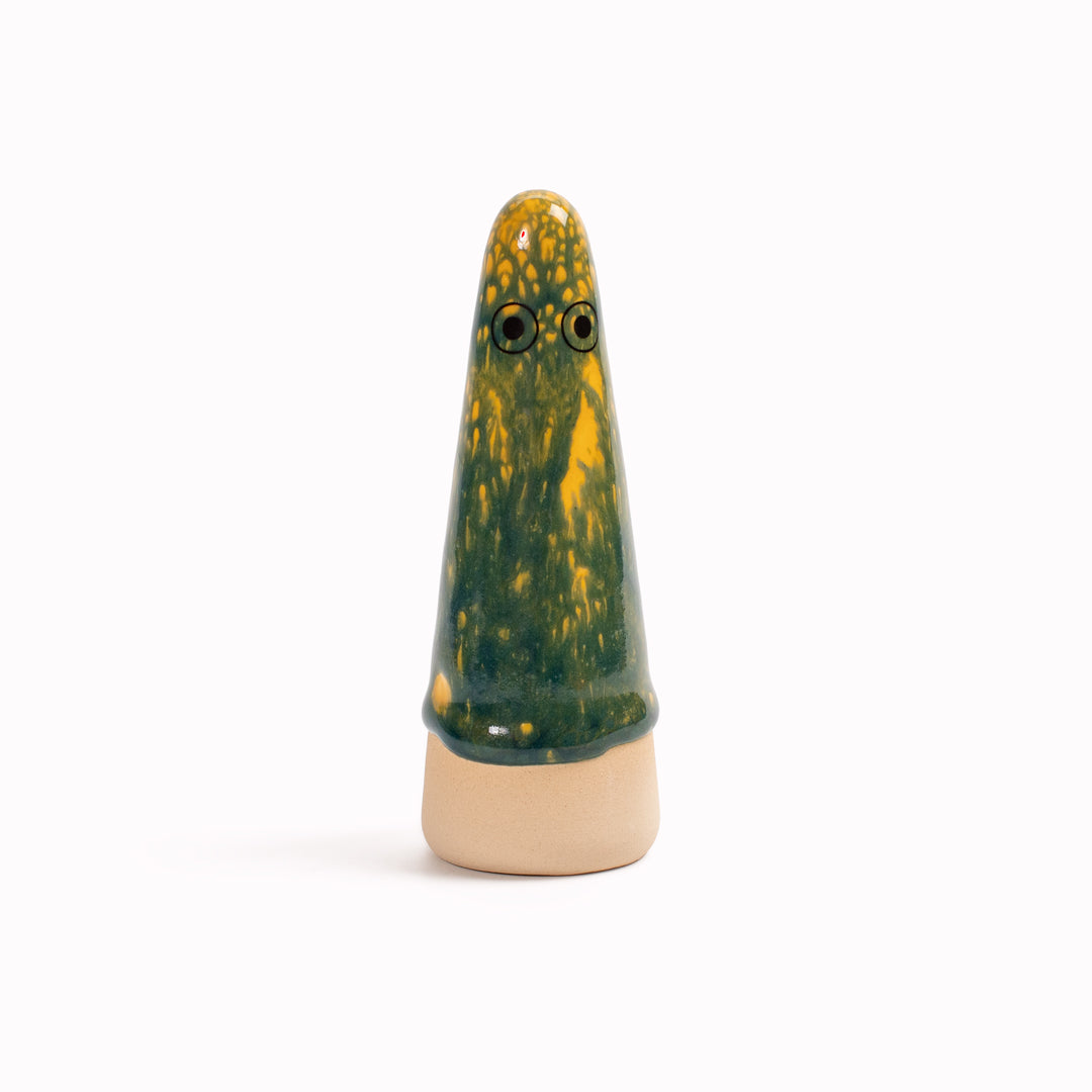 Ghost | Ceramic Figurine | Green Hues