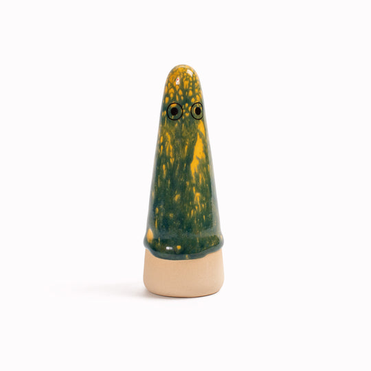 Ghost | Ceramic Figurine | Green Hues