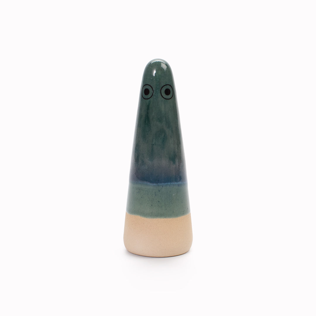 Meet the iconic hand glazed, ceramic Ghost - a personality laden decorative object from Studio Arhoj!