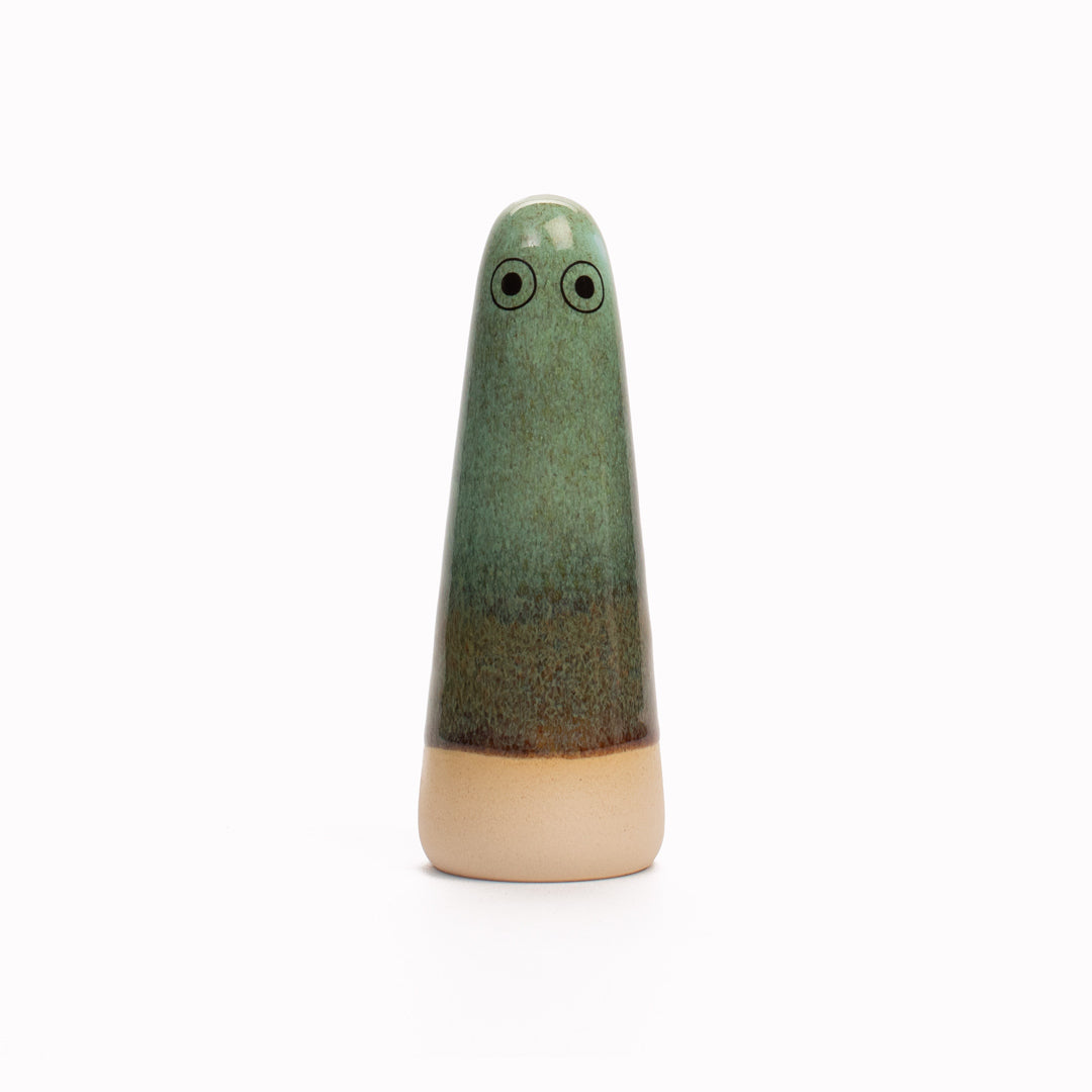 Ghost | Ceramic Figurine | Green Hues