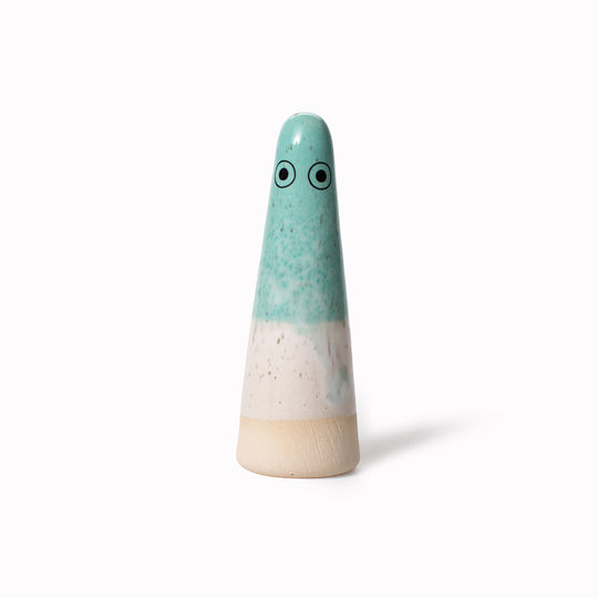 Ghost | Ceramic Figurine | Green Hues