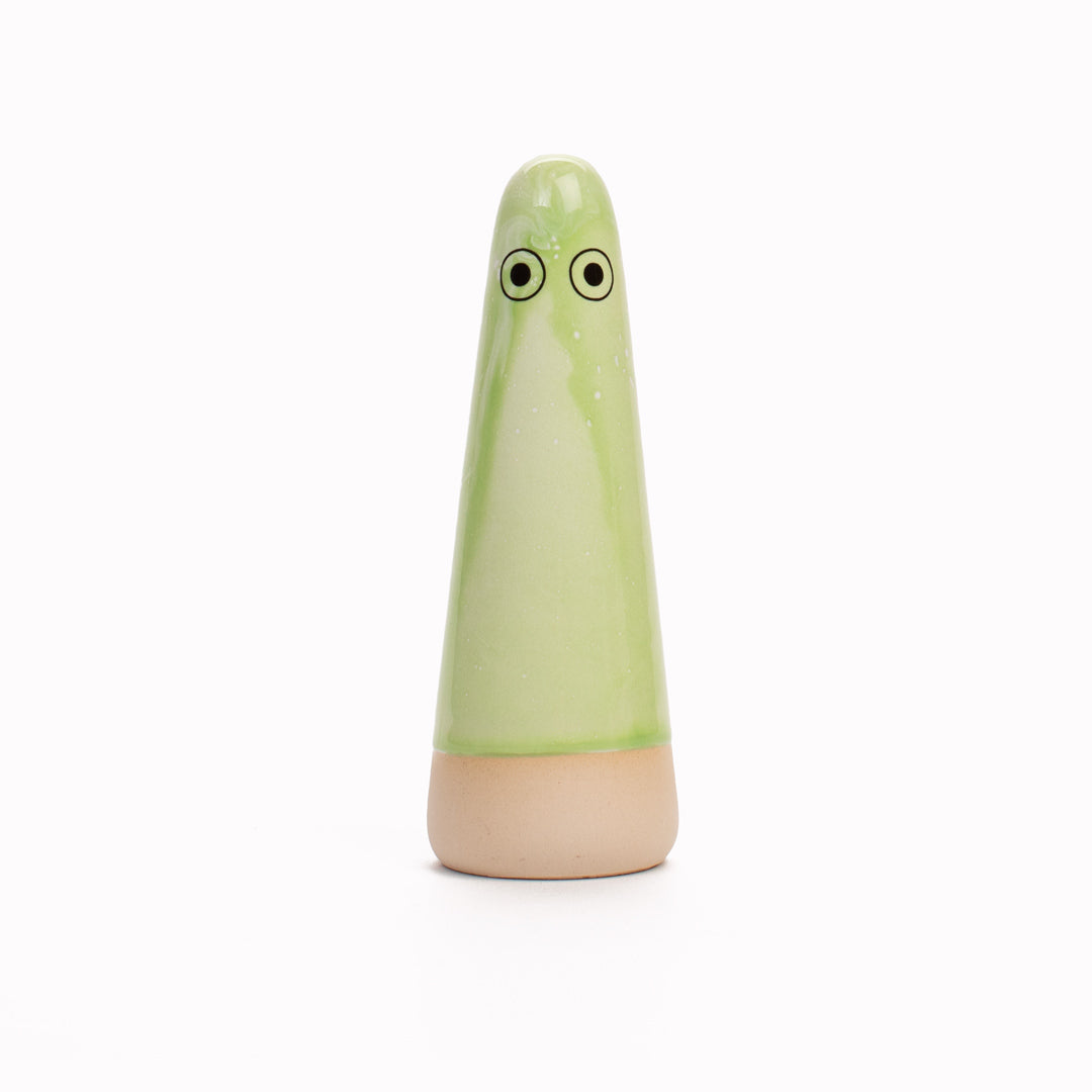 Ghost | Ceramic Figurine | Green Hues