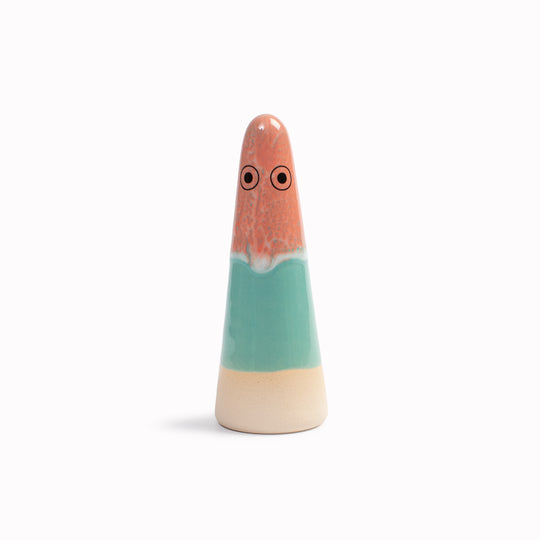 Meet the iconic hand glazed, ceramic Ghost - a personality laden decorative object from Studio Arhoj Like much of Anders Arhoj's creations, these are inspired by Japanese ceramics but with a Scandinavian twist