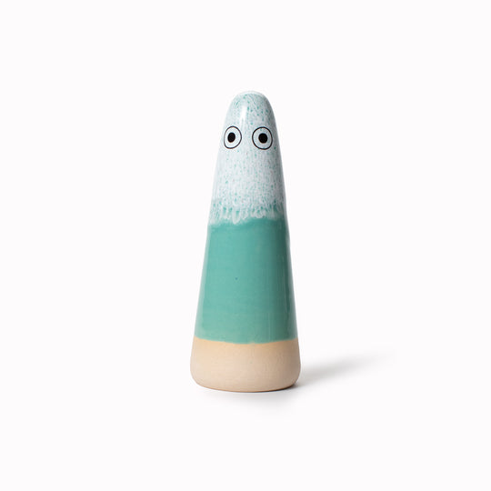 Ghost | Ceramic Figurine | Green Hues