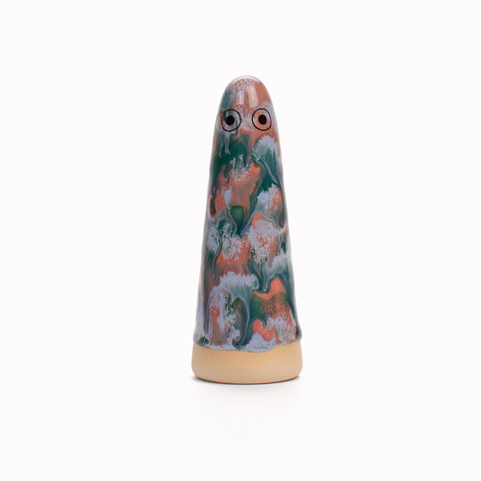 Ghost | Ceramic Figurine | Green Hues