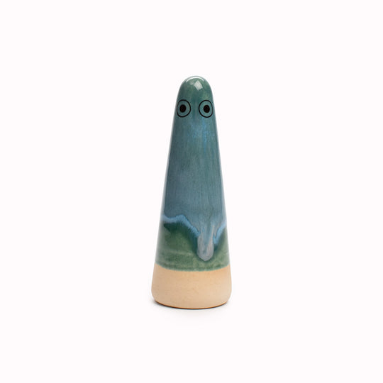 Meet the iconic hand glazed, ceramic Ghost - a personality laden decorative object from Studio Arhoj!