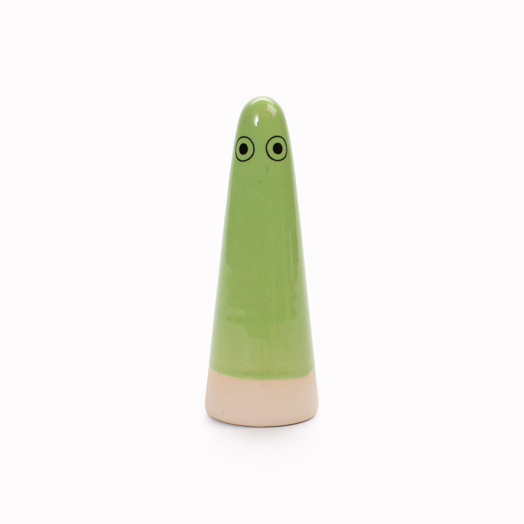 Meet the iconic hand glazed, ceramic Ghost - a personality laden decorative object from Studio Arhoj!