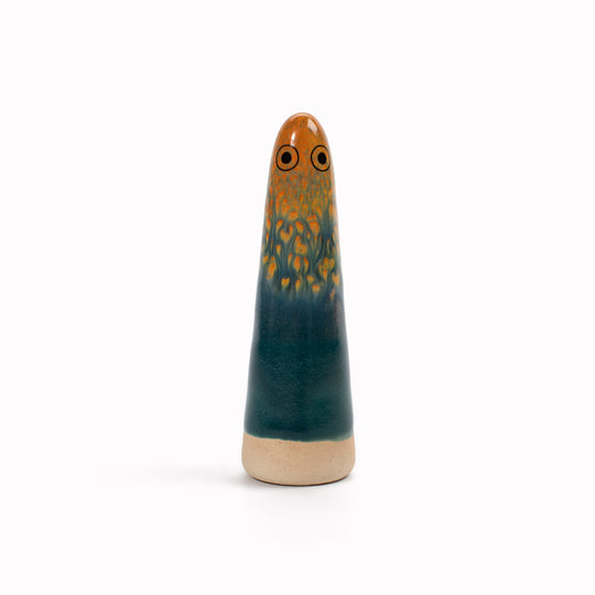 Ghost | Ceramic Figurine | Green Hues