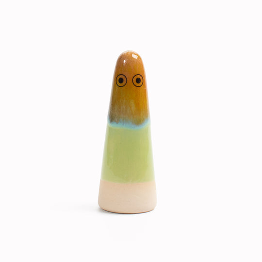 Ghost | Ceramic Figurine | Green Hues