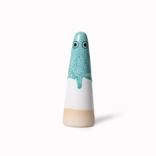Ghost | Ceramic Figurine | Green Hues